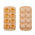 thumbnail image 1 of Ramiter Easy Release Silicone & Flexible 8 Ice Cube Trays With For Freezer Stackable Ice Trays With Covers Large Ice Tray for Drinks, 1 of 4