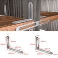 thumbnail image 4 of Angle Corner Bracket High Quality Stainless Steel Right Angle Corner Brackets Supports Triangular Reinforcement, 4 of 9