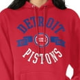 thumbnail image 3 of Women's G-III 4Her by Carl Banks  Red Detroit Pistons City Pullover Hoodie, 3 of 3