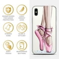 thumbnail image 4 of Case Yard iPhone-XS-Max Case Clear Soft & Flexible TPU Ultra Low Profile Slim Fit Thin Shockproof Transparent Bumper Protective Cover Drop Protective Cell Phone Cases (Ballerina), 4 of 8