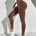thumbnail image 3 of High Waisted Leggings for Women Solid Color High Waist Abdomen Raising Hip Shaping Naked Tight Elastic Fitness Running Yoga Pants. Thermal Running Workout, 3 of 5