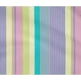 thumbnail image 3 of oneOone Tissu en Coton Flex Tissu à Rayures Multicolores Imprimés au Mètre 40 Pouces de Large, 3 of 3