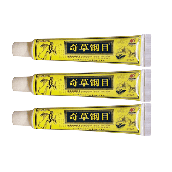 QICAOGANGMU Chinese Herbal Cream 3 Tubes