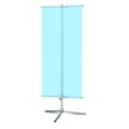 thumbnail image 2 of Testrite Visual Products BN2TB-S Classic Banner Stands 24 in. Classic Banner Stand with Travel Base- Black, 2 of 2