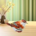 thumbnail image 6 of Segolike Bird Trinket Box, Enamel Hinged Jewelry Box Parties Supplies with Lid Rings Holder Organizer Display for Girl Earring Wedding Light Brown, 6 of 8