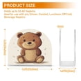 thumbnail image 3 of Table Napkin Holder, One Sizex2 Kitchen Napkin Holder Acrylic Napkin Holder Restaurant Napkin Holder Cartoon Grey Bear, 3 of 9