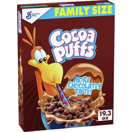 Cocoa Puffs, Chocolate Breakfast Cereal with Whole Grains, 19.3 oz