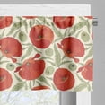 thumbnail image 3 of Ambesonne Floral Valance Pack of 2, Macro Scene Blooming Poppies, 54"X18", Cream Burnt Sienna, 3 of 5