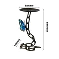 thumbnail image 3 of Candelabros de hierro, adornos románticos para la mesa del comedor, decoración del hogar para la sala de estar, marco de hierro, diseño de dos niveles, para el dormitorio, 3 of 6