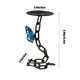 thumbnail image 3 of Candelabros de hierro, adornos románticos para la mesa del comedor, decoración del hogar para la sala de estar, marco de hierro, diseño de dos niveles, para el dormitorio, 3 of 6