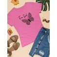 thumbnail image 3 of Butterflies And Leopard Print T-Shirt Women -Image by Shutterstock, Female 5X-Large, 3 of 4