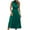 A Green Dress for women, variant on ATOYSOY Women's Retro Cotton Lined Tea Length Split Dress Beach Sundress Sleeveless Trendy Elegant Cocktail Party High Waisted Crew Neck Workout Dress for Girls Green