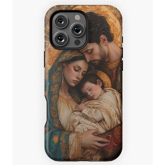 The Holy Family Jesus Mary Joseph Phone Case for iPhone 16 15 14 13 12 11 Pro Max
