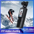 thumbnail image 2 of Cámara de Bolsillo 4K HD Giratoria de 270°, Antivibración, con Wifi, Ideal para Deportes Al Aire Libre, Ciclismo, Buceo y Acción., 2 of 8