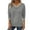 Gray, variant on UVEASISHA Womens V Neck Sweaters Color Block Long Sleeve Knitting Cotton Tops Lightweight Pullover Sweaters Fall Fashion Outfits Gray S