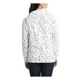 thumbnail image 2 of VINCE CAMUTO Womens White Stretch Animal Print Long Sleeve Top L, 2 of 4