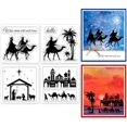 thumbnail image 2 of 4Pcs 4 Styles PVC Stamp for DIY Scrapbooking Human 55x55mm 1pc/style, 2 of 9