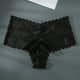 thumbnail image 3 of Gibobby Conjunto de lencería Ropa interior de talla grande para mujer, bragas sexis de encaje, calzoncillos Hipster elásticos para mujer(Negro, XXL), 3 of 4