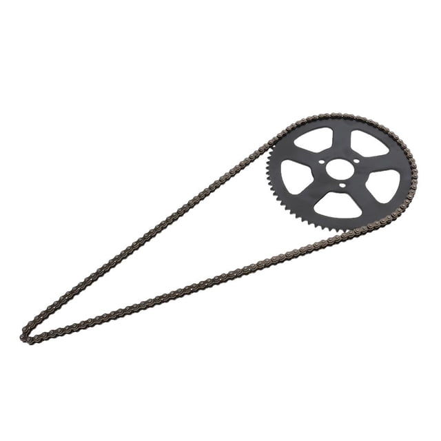 Piñón De Cadena Trasera 68T perfecl Cadena De Rodillo 25H 68 Eslabones Para De Bolsillo ATV 2 Tiempos