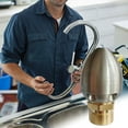 thumbnail image 4 of TopLLC Tools&Home Improvement Clean The Sewer Nozzle Heavy-Duty Torpedos Shaped Nozzle A Nozzle, 4 of 6