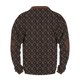thumbnail image 4 of Blusas y camisas de manga larga con cuello redondo Sudadera con capucha de cuello redondo para hombre Jersey estampado Blusa de poliéster de manga larga para hombre, 4 of 4
