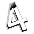 thumbnail image 4 of kurtrusly 1pc 3D Numeral Door Plaque House Drawer Sign Plating Gate Digits 0 to 9 Plastic Number Hotel Home Sticker Address Door Label Number 4 5Set, 4 of 6