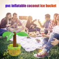 thumbnail image 1 of Enfriador de bebidas para fiesta en la playa, almacenamiento de barra, posavasos de hielo, contenedor de plástico inflable flotante, cubo de hielo de coco, bebida H ShuxiuWang 8390612495342, 1 of 1