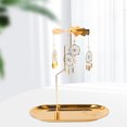 thumbnail image 3 of Portavelas giratorio candeliere de Oro Giratorio Giratorio Titular de lámpara de Té candeliere Decoración , D Fanmusic Portavelas giratorio, 3 of 7