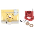 thumbnail image 2 of Router Table Insert Plate, Maximum 46mm Lifting 63.8-65.5mm Clamping Corrosion Resistance Woodworking Flip Plate Kit  for Milling Trimming Machine, 2 of 7