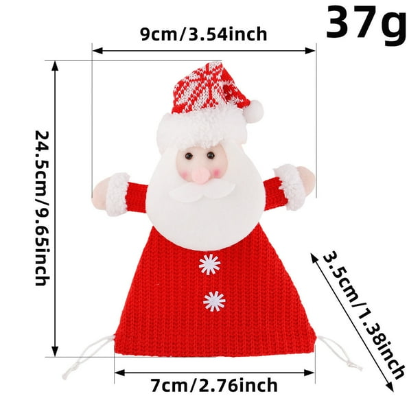 Christmas Knitted Candy Bag Christmas Doll Christmas Eve Apples Bag