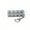 White, variant on Fidget Keyboard Keychain Mechanical Clicker, for Stress Relief Focus ADHD Toy, 4-Key Stress Gadget for Office Desk Backpack Key Ring Anxiety