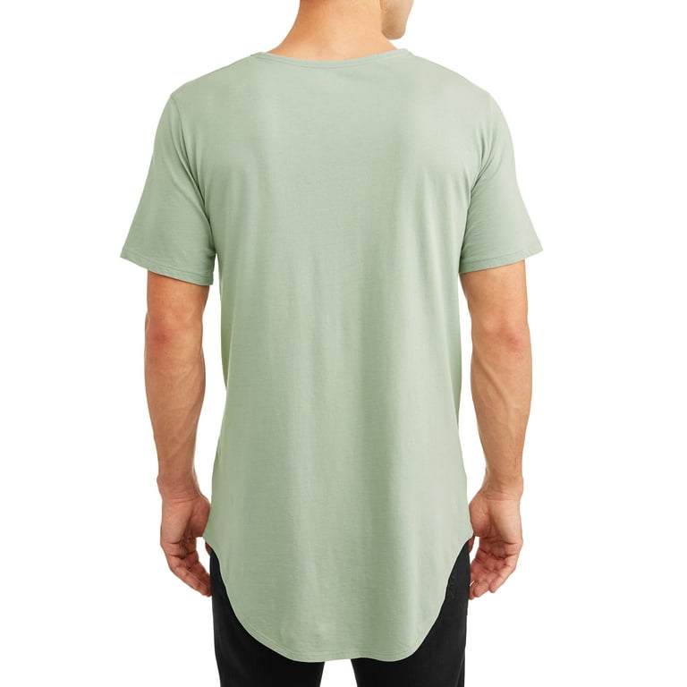 Elongated tee clearance shirts
