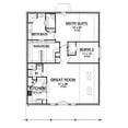 thumbnail image 6 of 015-1310: Cottage 2 Bed, 2 Bath Luxury Home Plan, 2911 Sq Ft: Full Blueprints with License to Build by Home Plan Marketplace - Lesuto, 6 of 7