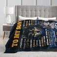 thumbnail image 7 of Son Gift from Mom Gift for Son Blanket for My Son from Mom Wolf Blanket Super Soft and Comfortable Bed Sofa Blanket Suitable for College Graduation Wedding Birthday Gift, 7 of 7