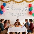 thumbnail image 3 of Globos Aikitub Feliz Año Nuevo Plata 40 cm Letra Script, 3 of 6