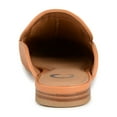 thumbnail image 4 of Journee Womens Akza Slip On Square Toe Mules Flats, Widths Available, 4 of 10