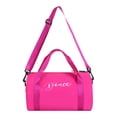 thumbnail image 1 of Bolsa de baile para niñas, bolsa de gimnasio, bolsa de viaje para gimnasia, bolsa deportiva de fin de semana Rosa, 1 of 8