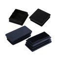thumbnail image 2 of 34 Pcs Black Plastic Tubing Tube Insert Blanking End Caps, 4 Pcs Square 50X50Mm & 30Pcs Rectangle 25X50Mm, 2 of 8