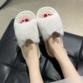 thumbnail image 2 of Vedolay Indoor Slippers Cozy Home Slippers Winter House Shoes Indoor Outdoor Beige,39, 2 of 5