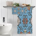 thumbnail image 5 of Blue Ethnic Talavera Towels Highly Absorbent Cotton Towels Set of 2, Premium Spa & Hotel Quality Quick Dry Towel Set 54 x 27 Inches Bathroom Towels, 5 of 7