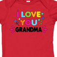 thumbnail image 4 of Inktastic I Love You Grandma with Flowers Girls Baby Bodysuit, 4 of 5