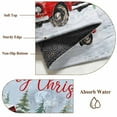 thumbnail image 2 of Christmas Round Rug 5ft Washable Circle Kitchen Rugs Non Slip Snowman Red Truck Cardinal Barn Pine Tree Large Area Rug Indoor Floor Carpet for Bedroom Living Room Home Office Dining Room Nursery, 2 of 8