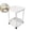 White, variant on Side Table with Wheels, End Table Living Room Plastic Mobile Sofa Side Table Small Night Stand for Bedroom