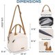 thumbnail image 4 of Womens Lunch Bag Insulated Lunch Box Multifunctional Portable Lunch Bag, Insulated Bag, Bento Bag For Work, Picnic, Grey, 4 of 5