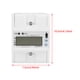 thumbnail image 5 of Medidor de energía monofásico de riel DIN, 220 V, 10 (40) A, medidor eléctrico digital monofásico, medidor de energía DIN, tecnología avanzada, 5 of 9