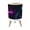 Color 1, variant on Futuristic Small Trash Can with Lid Colorful Cosmic Galaxy Planets Vibrant Nebula Swirls 1.8 Gallon Dog Proof Trash Can Round Garbage Can Waste Bin Wastebasket for Bathroom Bedroom Living Room