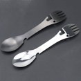 thumbnail image 4 of CSChome Spork Résistant à la Chaleur : Double Extrémité 5 en 1 Vaisselle pour Pique-Nique Camping, 4 of 7
