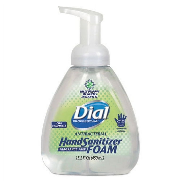 Antibacterial Foam Hand Sanitizer, 15.2 oz Pump Bottle, Fragrance-Free