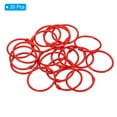 thumbnail image 3 of Unique Bargains 1.8' OD 1.5' ID Loose Leaf Rings Binder Ring Book Rings Steel for Scrapbook, Red 20 Pack, 3 of 6