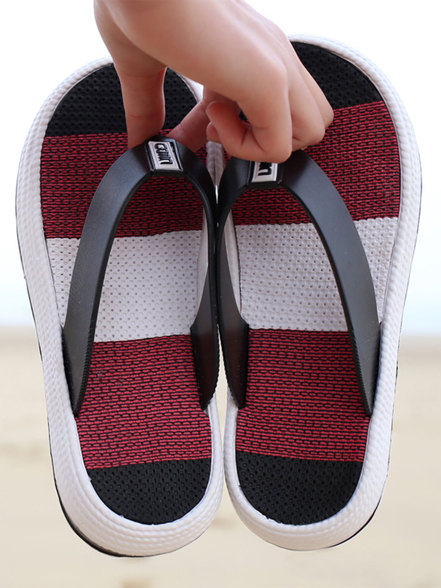 padded sole flip flops